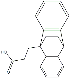 9,10-乙桥蒽-9(10H)-丙酸 结构式