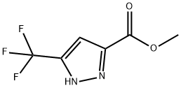 5-(トリフルオロメチル)ピラゾール-3-カルボン酸メチル 化学構造式