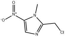 2-(chloroMethyl)-1-Methyl-5-nitro-1H-iMidazole Structure