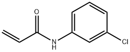 N-(3-氯苯基)丙烯酰基酰胺 结构式