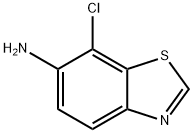 6-Benzothiazolamine,7-chloro-(9CI) Struktur