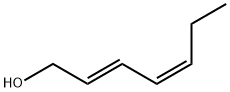 2E, 4Z Heptadiene-1-ol Struktur