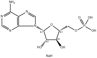 9-(5-O-Phosphono-β-D-arabinofuranosyl)-9H-purin-6-aminedisodium salt Structure