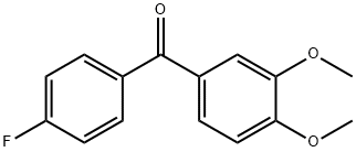 3,4-diMethoxy-4'-Fluorobenzophenone Structure