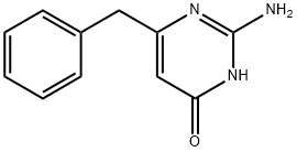 2-氨基-(6苯甲基)-4(3H)嘧啶酮, 717-88-4, 结构式
