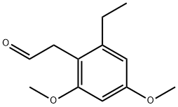 2-(2-乙基-4,6-二甲氧苯基)乙醛, 721434-45-3, 结构式