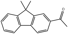 1-(9,9-二甲基-9H-芴-2-基)乙酮 结构式