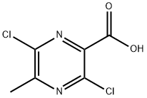 3,6-Dichloro-5-Methylpyrazine-2-carboxylic acid Structure