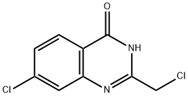 7-クロロ-2-(クロロメチル)キナゾリン-4(3H)-オン 化学構造式