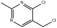 4-氯-5-(氯甲基)-2-甲基嘧啶 结构式