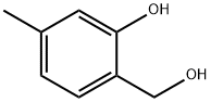 2-ヒドロキシ-4-メチルベンジルアルコール 化学構造式