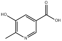 5-Hydroxy-6-Methylnicotinic acid Structure