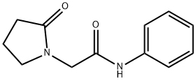 2-氧代-N-苯基-1-吡咯烷乙酰胺 结构式