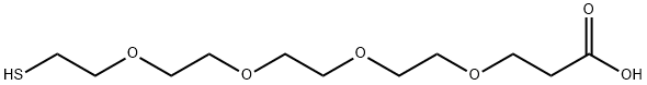 THIOL-DPEG®₄-ACID 化学構造式
