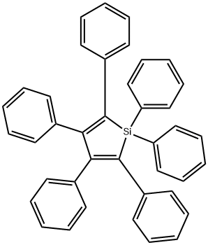 1,1,2,3,4,5-Hexaphenylsilole Structure