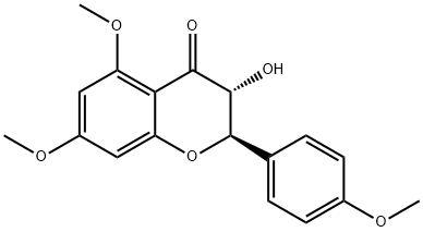 3-Hydroxy-4',5,7-trimethoxyflavane Structure
