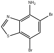5,7-DibroMobenzo[d]thiazol-4-aMine Structure