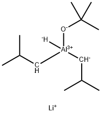 リチウムジイソブチル-TERT-ブトキシアルミニウムヒドリド 溶液 化学構造式