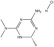(6R)-1,6-二氢-N2,N2,6-三甲基-1,3,5-三嗪-2,4-二胺盐酸盐, 775351-61-6, 结构式
