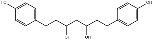1,7-二(4-羟基苯基)-3,5-庚二醇 结构式