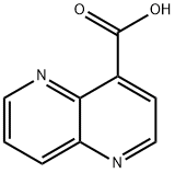 1,5-Naphthyridine-4-carboxylic acid Struktur