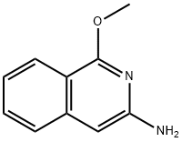 1-甲氧基异喹啉-3-胺 结构式