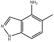 5-甲基-1H-吲唑-4-胺, 81115-60-8, 结构式