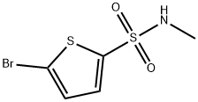 5-溴-噻吩-2-磺酸甲基酰胺, 81597-52-6, 结构式