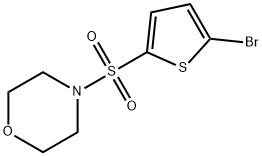 4-(5-溴-噻吩-2-磺酰基)-吗啉, 81597-64-0, 结构式