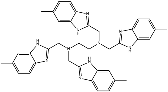 NSC-348884|N1,N1,N2,N2-四[(6-甲基-1H-苯并咪唑-2-基)甲基]-1,2-乙二胺