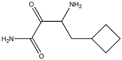 3-aMino-4-cyclobutyl-2-oxobutanaMide Structure
