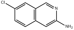7-氯异喹啉-3-胺 结构式