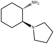 (1S,2S) 2-(1-pyrrolidinyl)-cyclohexanaMine Structure