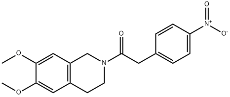 N-(4-[2-(3,4-dihydro-1H-isoquinolin-2-yl)ethyl]phenyl)-2-nitrobenzaMide Struktur