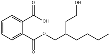 Mono(2-(2-hydroxyethyl)hexyl) Phthalate 结构式