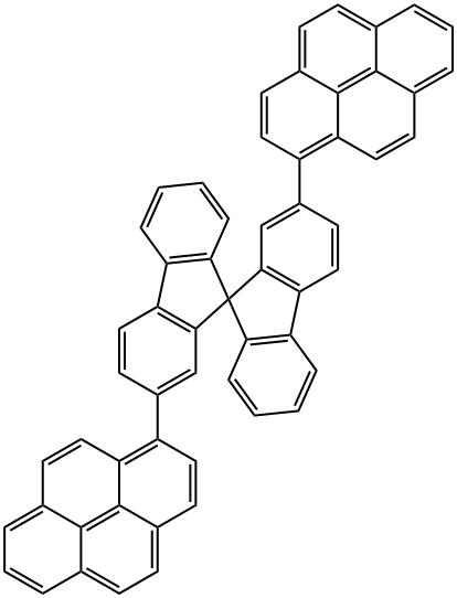 2,2'-Spiro-Pye , 2,2'-Di-pyrenyl-9,9-spiro-bifluorene Structure