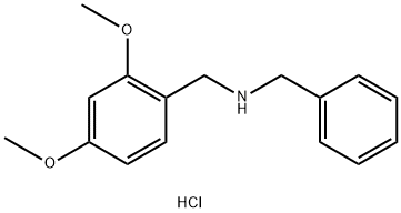 苄基-(2,4-二甲氧基苄基)胺盐酸盐, 83304-59-0, 结构式