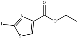 2-Iodo-thiazole-4-carboxylic acid ethyl ester Structure