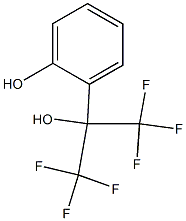 2-[2,2,2-Trifluoro-1-hydroxy-1-(trifluoromethyl)ethyl]phenol Structure