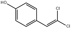 4-(2,2-二氯乙烯基)苯酚 结构式