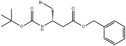 Benzyl (S)-3-(Boc-aMino)-4-broMobutanoate Structure