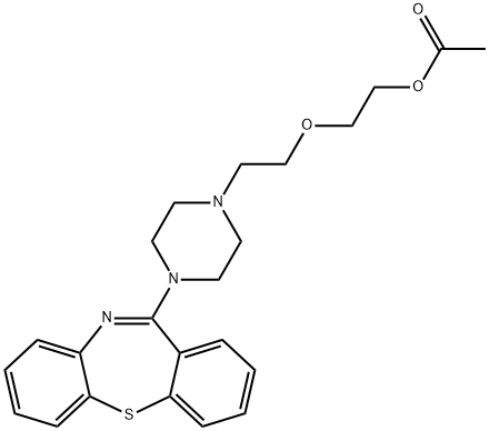 2-(2-(4-(Dibenzo[b,f][1,4]thiazepin-11-yl)piperazin-1-yl)ethoxy)ethyl Acetate