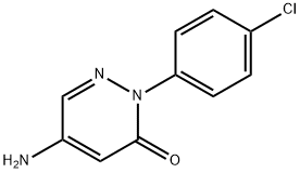 5-氨基-2-(4-氯苯基)哒嗪-3(2H)-酮, 84956-67-2, 结构式