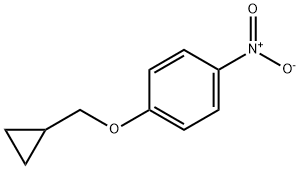 1-(シクロプロピルメトキシ)-4-ニトロベンゼン 化学構造式