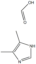 4,5-二甲基-1H-咪唑甲酸盐 结构式