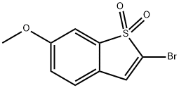 2-BROMO-6-METHOXYBENZO[B]THIOPHENE 1,1-DIOXIDE Structure