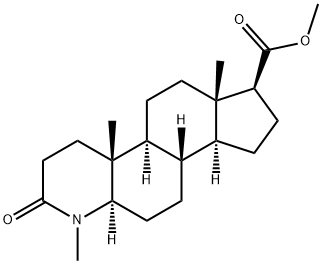 1H-Indeno[5,4-f]quinoline-7-carboxylic acid, hexadecahydro-1,4a,6a-triMethyl-2-oxo-, Methyl ester, (4aR,4bS,6aS,7S,9aS,9bS,11aR)- Structure