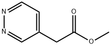 哒嗪-4-基乙酸甲酯 结构式
