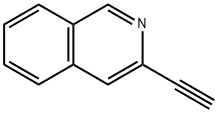 3-乙炔基异喹啉 结构式