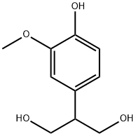 2-(4-羟基-3-甲氧基苯基)-1,3-丙二醇, 86548-91-6, 结构式